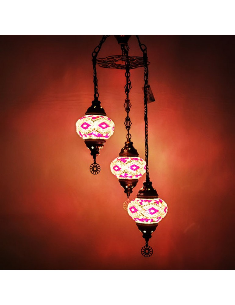 Mosaic Hanging set of 3